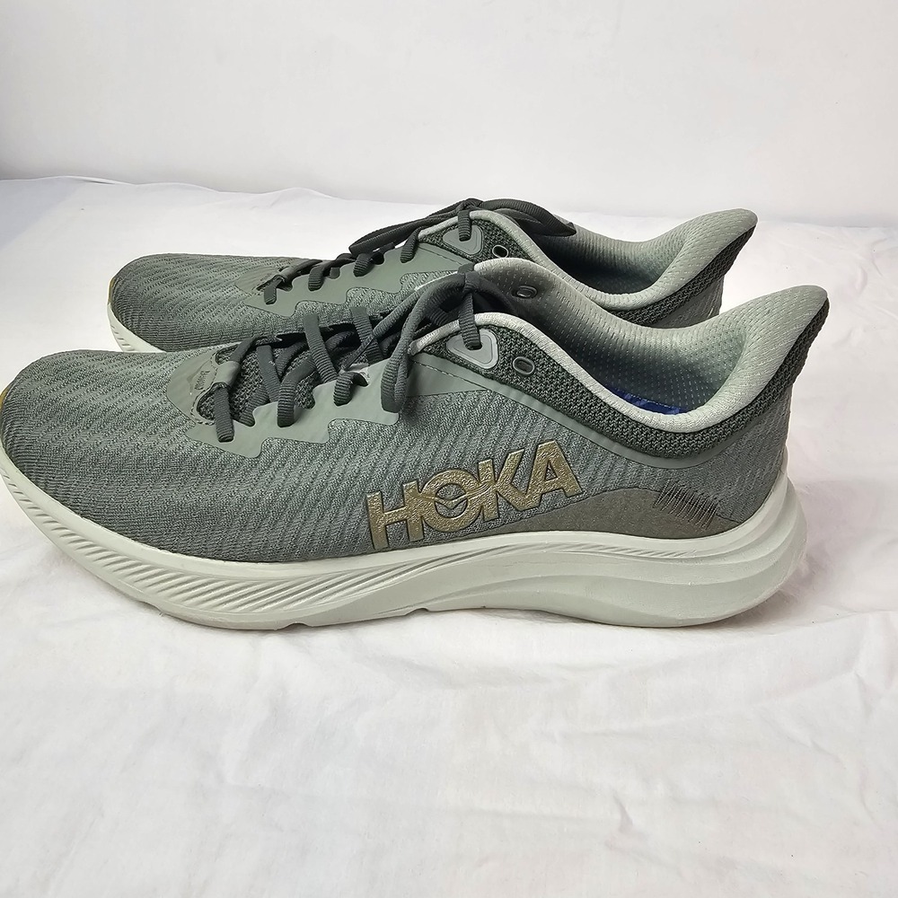 Hoka One One Solimar 1123074-SCV Mens Size 12 D Running Sneakers Gray Athletic